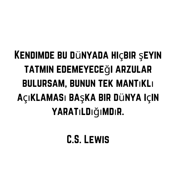 C.S. Lewis Alıntıları