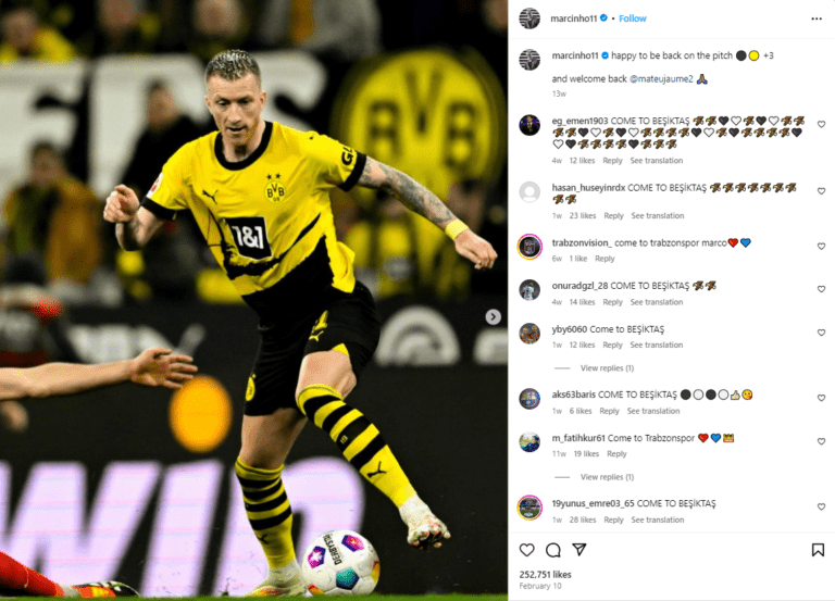 Marco Reus: Borussia Dortmund’daki Veda Maçı ve Sonrası